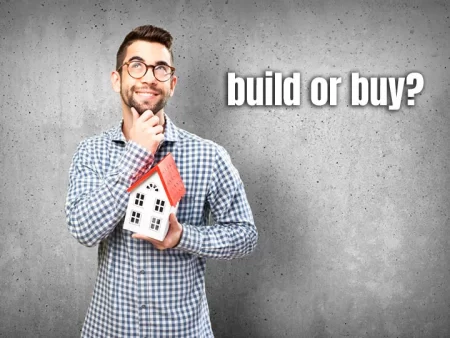 What is cheaper, buying or building a house?